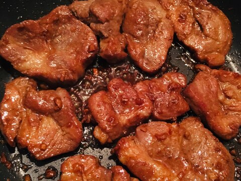 生姜にんにくの豚照り焼き